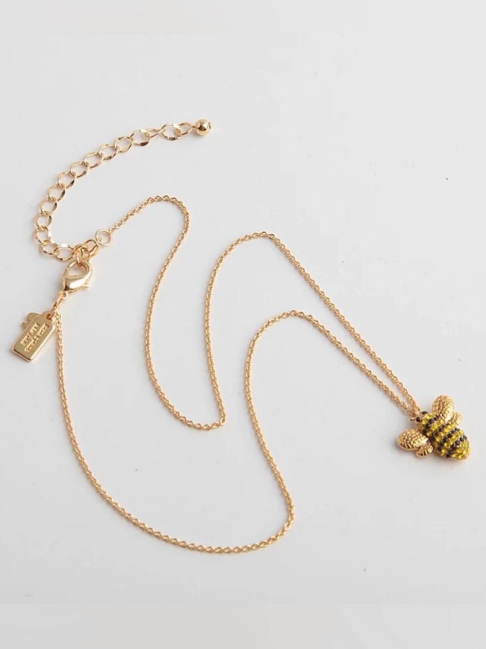 Kate Spade Gold Bee Pendant Necklace